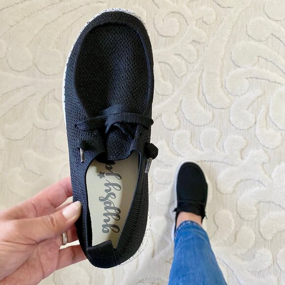 Gypsy Jazz PEP 2 Black Slip On Sneaker Boat Shoe - Picture 3 of 12